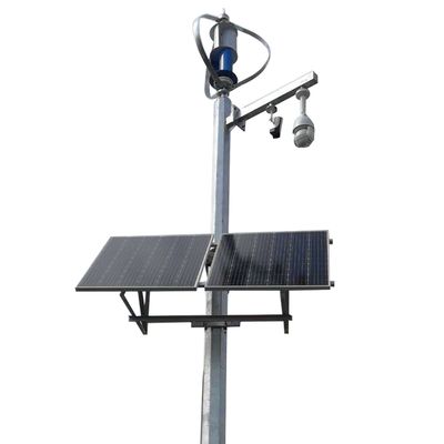 Htonetech Vertical Axis Pv Wind Hybrid System 300W  For Powering Small Electrical Loads