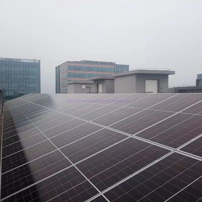 Home PV Mounting Systems 5kw Flat Roof Ballasted Solar Racking