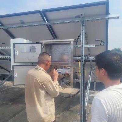 Home PV Mounting Systems 5kw Flat Roof Ballasted Solar Racking