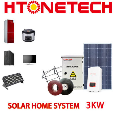 Good Price Home 3kw Complete off Grid Solar Power Complete Inverter Generator Air Conditioner Panel Sol