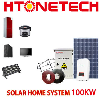 Good Price Home 100kw Complete off Grid Solar Power Complete Inverter Generator Air Conditioner Panel S
