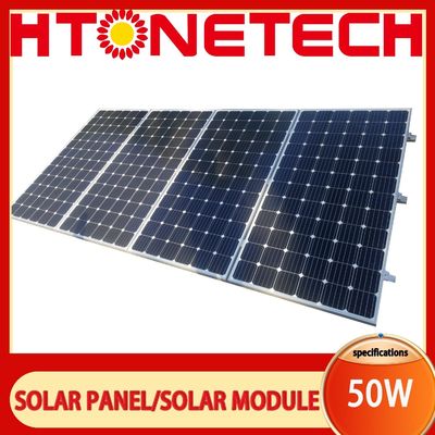 50W High Output Solar Panels High Efficiency Power Generation System