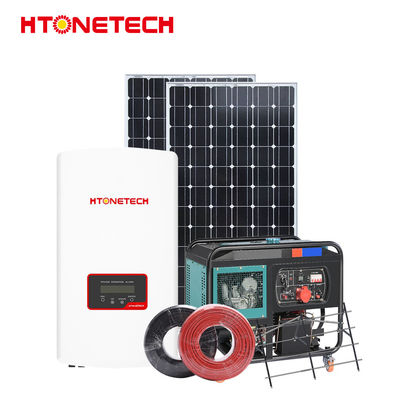 HTONETECH Custom Wind Hybrid Solar System 13Kw Mono Crystalline Panels