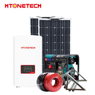 8Kva Diesel Generator Solar Hybrid Power Systems Heavy Duty