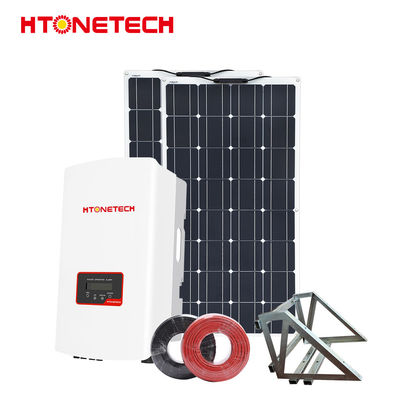 Htonetech Solar Panel On Grid System Single Phase / Three Phase Inverter