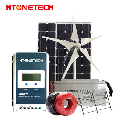 HTONETECH 300W 36V Home Solar Battery System Wind Solar Combo