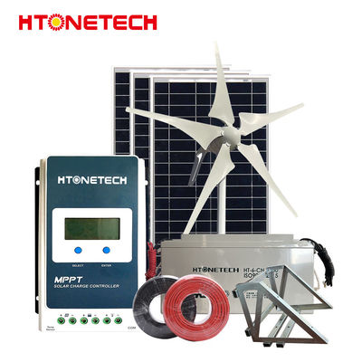 HTONETECH 300W 36V Home Solar Battery System Wind Solar Combo