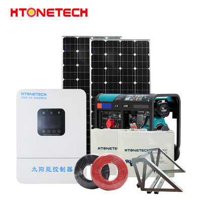 Htonetech Solar Panel off Grid System Complete Kit China 5kw 10kw 25kw 30W 79kw Solar Panels Mono 150W