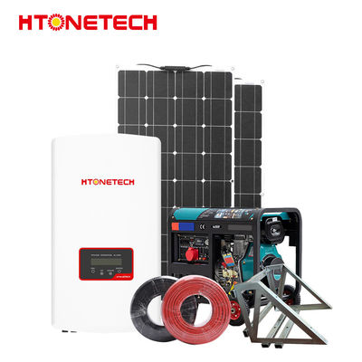HTONETECH 390W Solar Hybrid Power Systems 1500 Watt Inverter