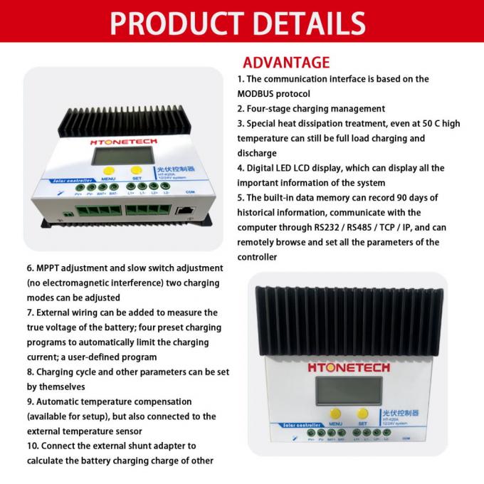Solar Controller System Charge Home Industry Power Energy with PWM Power Generator Photovoltaic