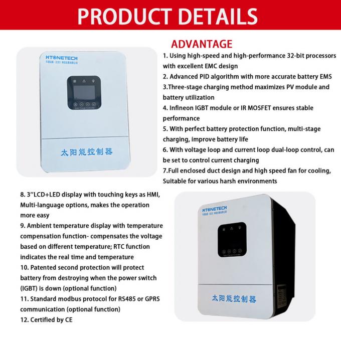MPPT Solar Power Generator Controller System Charge Home Industry Power Energy with Industry