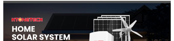 Htonetech 5kw Hybrid Solar Inverter on Grid System Solar Panel 340W China Factory 8kw 10kw 15kw on Grid Solar Energy System 5000W