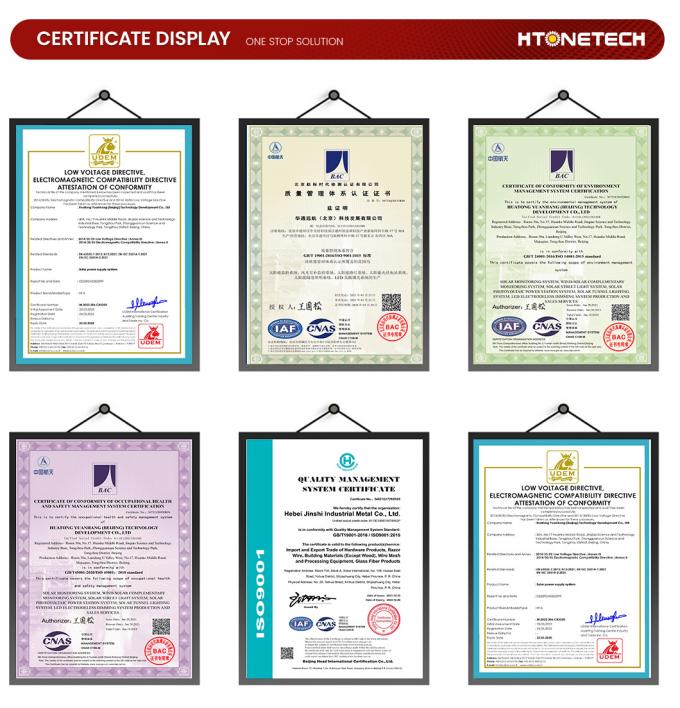 Htonetech 5kw Hybrid Solar Inverter on Grid System Solar Panel 340W China Factory 8kw 10kw 15kw on Grid Solar Energy System 5000W